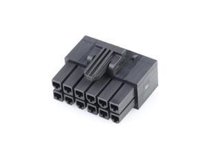 1727081012 - Mini-Fit Sigma Receptacle Housing, 4.20mm Pitch, Dual Row, Glow-Wire Capable, 12 Circuits