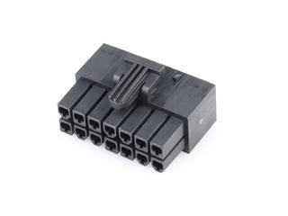 1727081014 - Mini-Fit Sigma Receptacle Housing, 4.20mm Pitch, Dual Row, Glow-Wire Capable, 14 Circuits